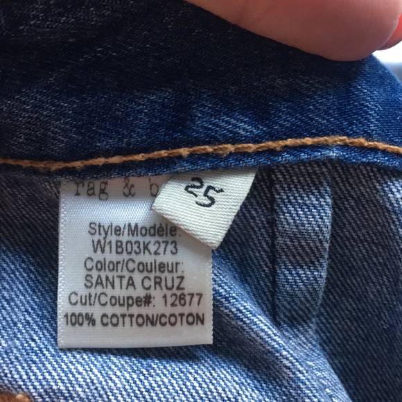 Rag and bone denim high waist skirt - Picture 5 of 6